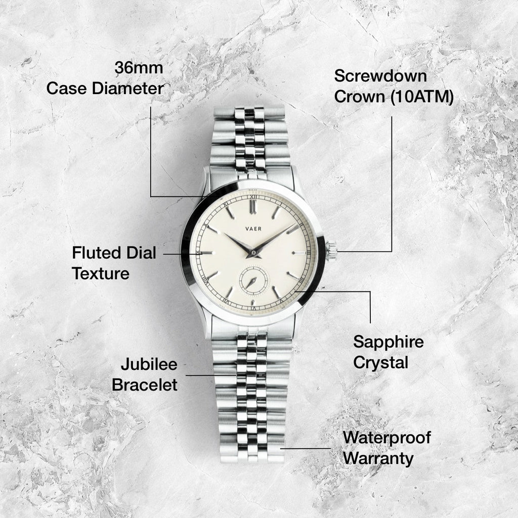 C1 Ceremony Cream - 36mm Quartz